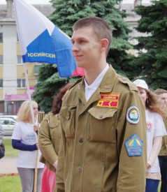 Первый командир стройотряда «Резонанс» принят в команду «Янтарьэнерго»