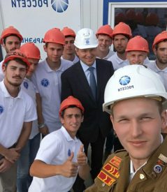 Олег Бударгин оценил работу стройотряда «Резонанс» на объекте ЧМ-2018 в Калининграде