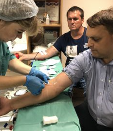 Энергетики в очередной раз пополнили банк донорской крови в помощь тяжелобольным людям 